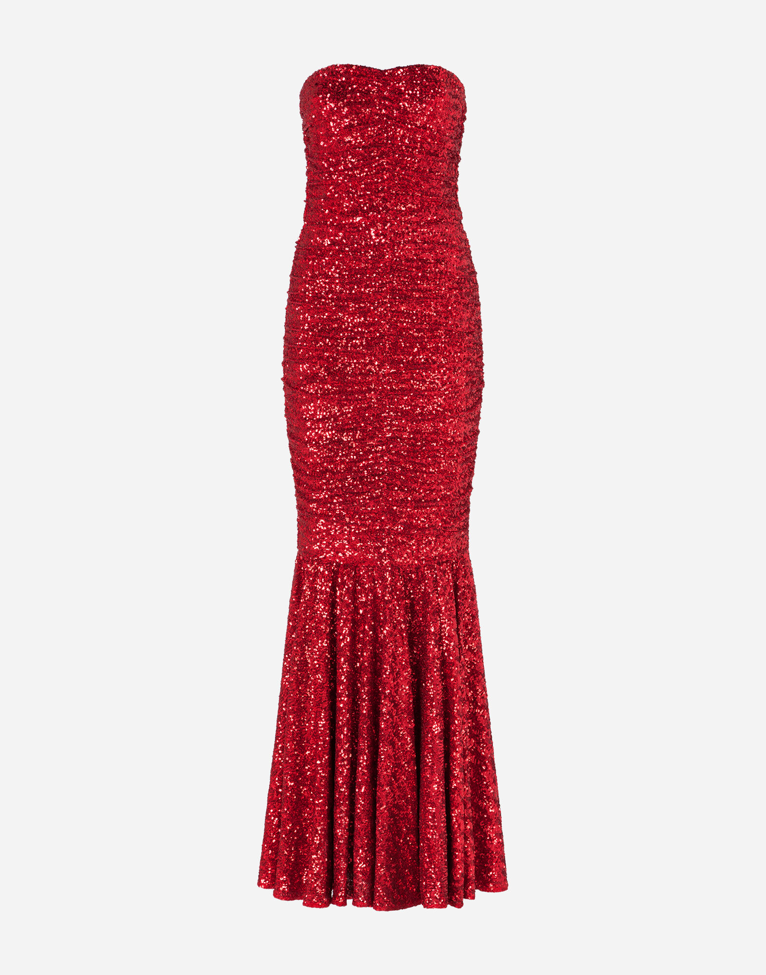 Dolce & Gabbana ミディドレス レッド org.jpg