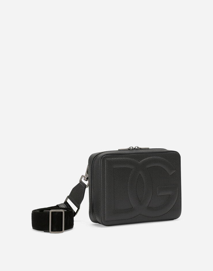 Dolce & Gabbana حقيبة كاميرا DG Logo متوسطة رمادي BM7290A8034