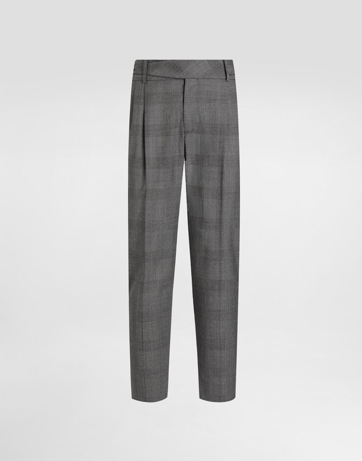 Dolce & Gabbana Glen plaid virgin wool trousers Multicolor GP19ZTFQ2O0
