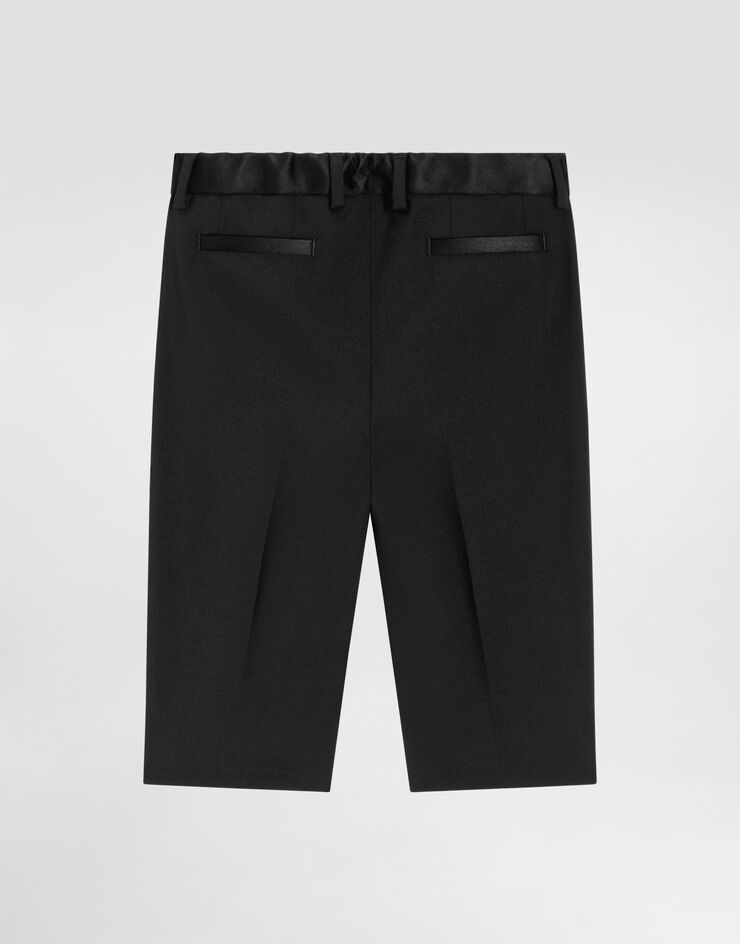 Dolce & Gabbana Wool canvas suit Black L11U49FUBBG