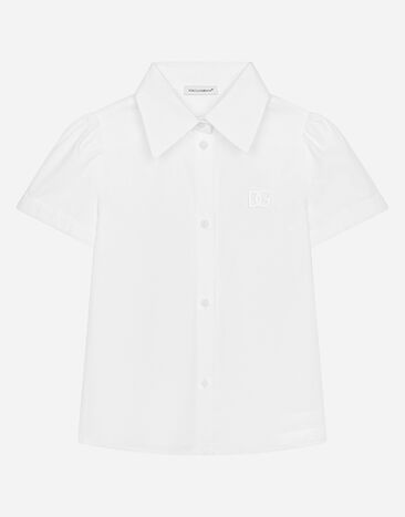 Dolce & Gabbana Camisa de algodón con logotipo DG Imprima L5JN79FSG79