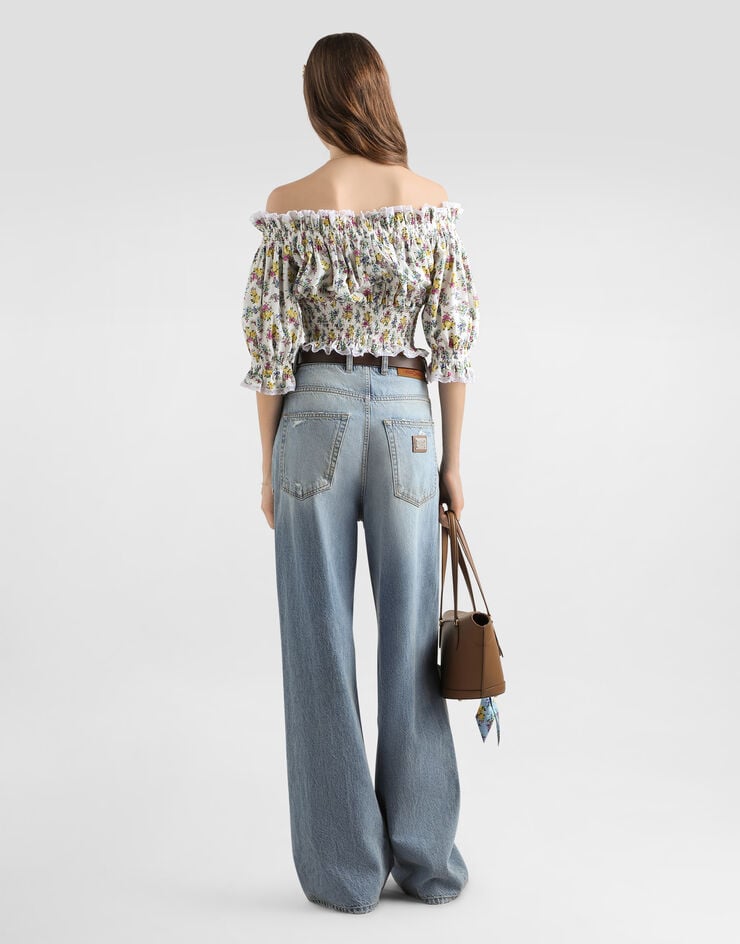 Dolce & Gabbana 5-pocket denim trousers Multicolor FTDDHDG8OF9