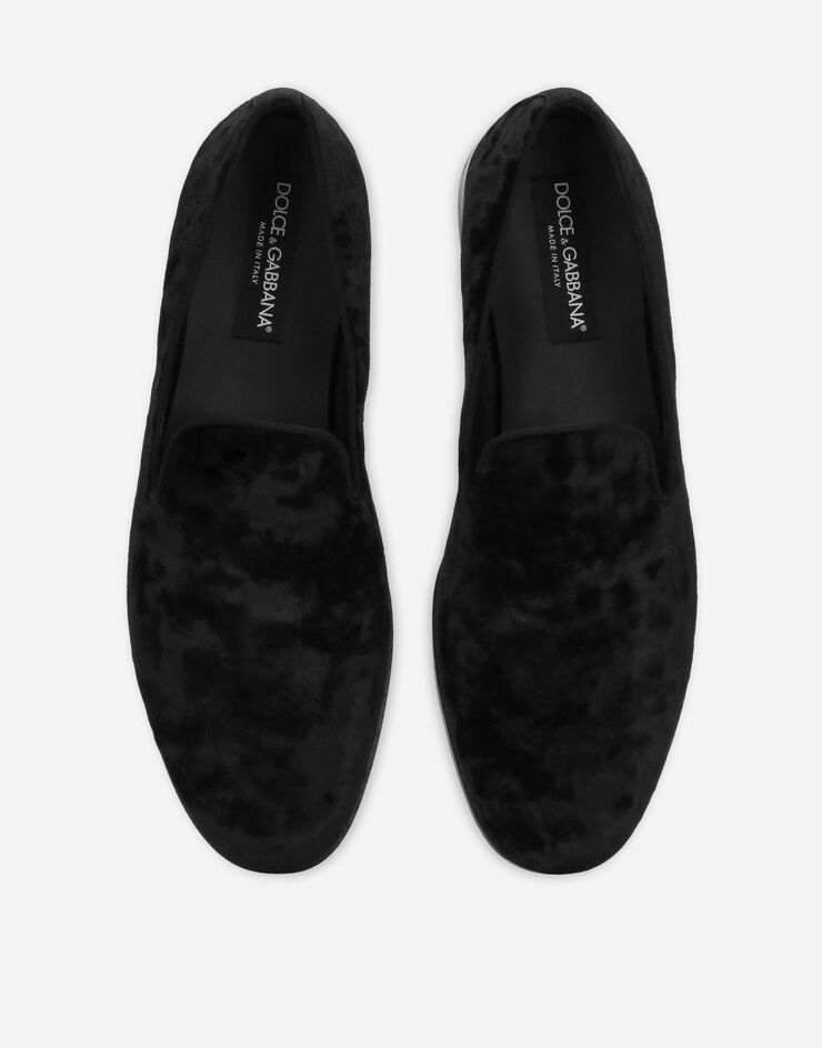 Dolce & Gabbana Velvet slippers Black A50550AO620