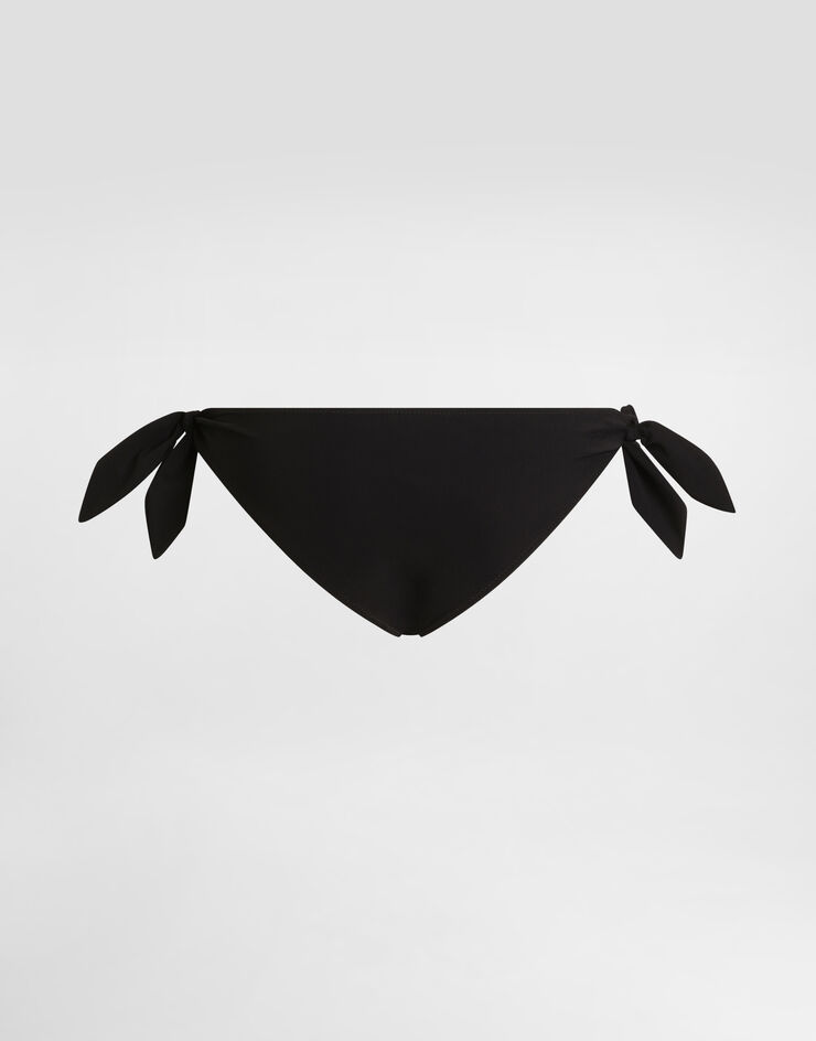 Dolce & Gabbana Tie bikini bottoms Black O2A06JONO12