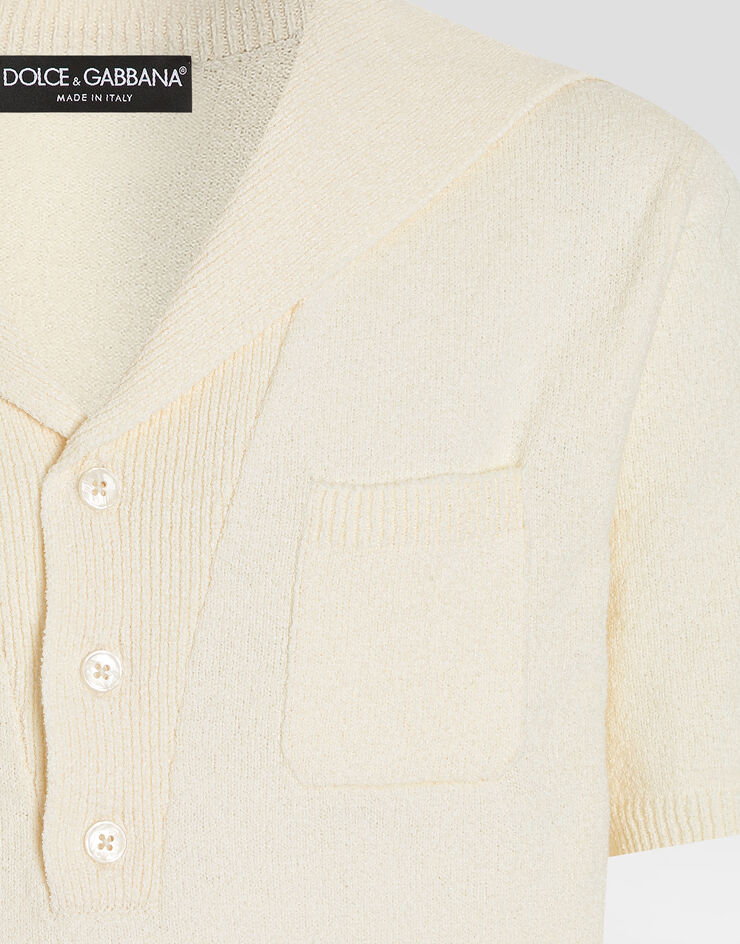 Dolce & Gabbana قميص بولو من قطن Dolce & Gabbana قميص بولو من قطن Beigne GXZBIZJGMGX