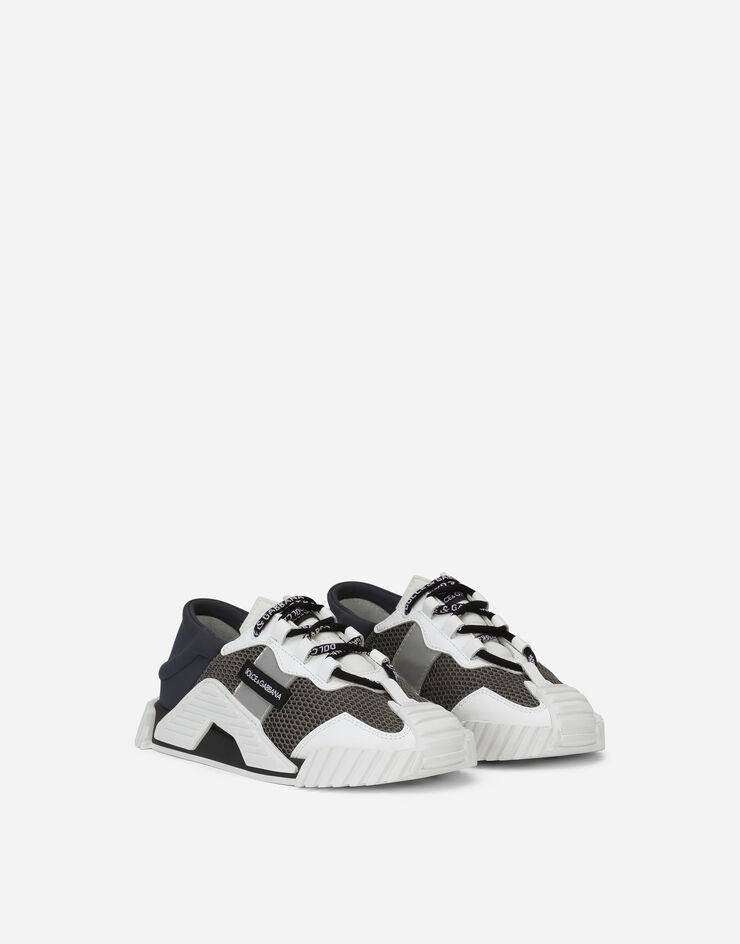 Dolce & Gabbana Mixed-materials NS1 slip-on sneakers Grey DA5135AJ968