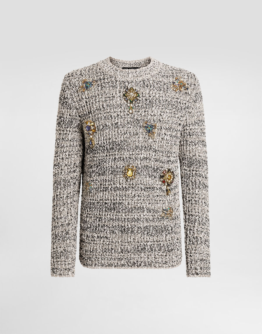 English rib knit pullover