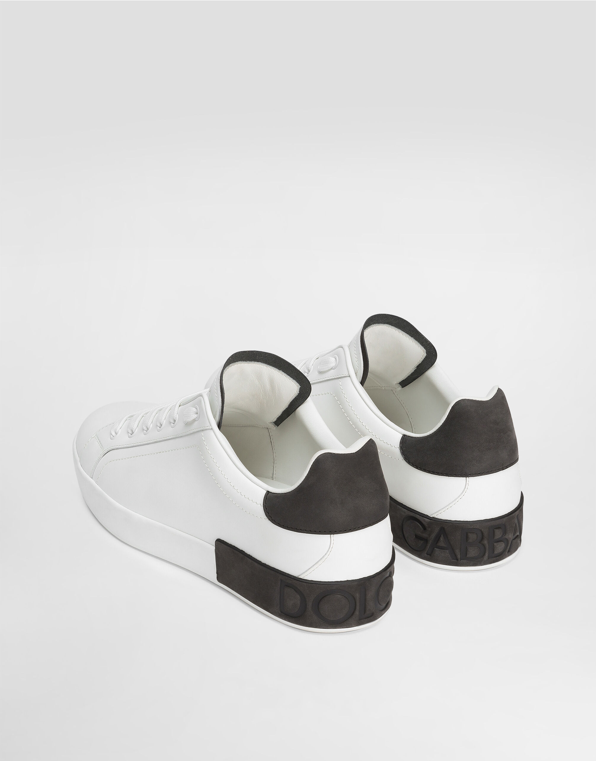 スニーカー Dolce & Gabbana SNEAKER (CS2278A9U73 8W055) Portofino calfskin sneakers in Multicolor for Men