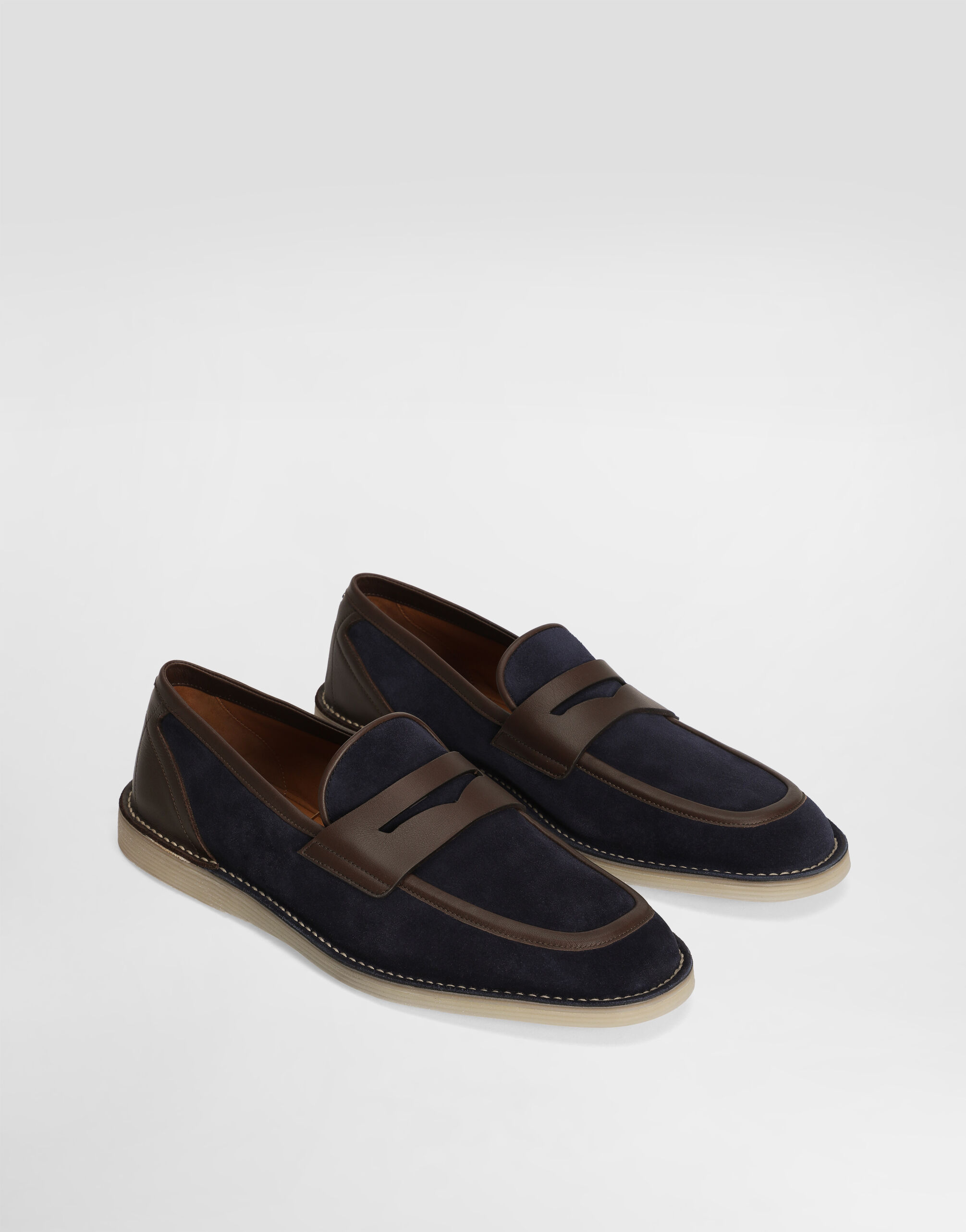 Split calfskin slipper in Multicolor for Men | Dolce&Gabbana® US