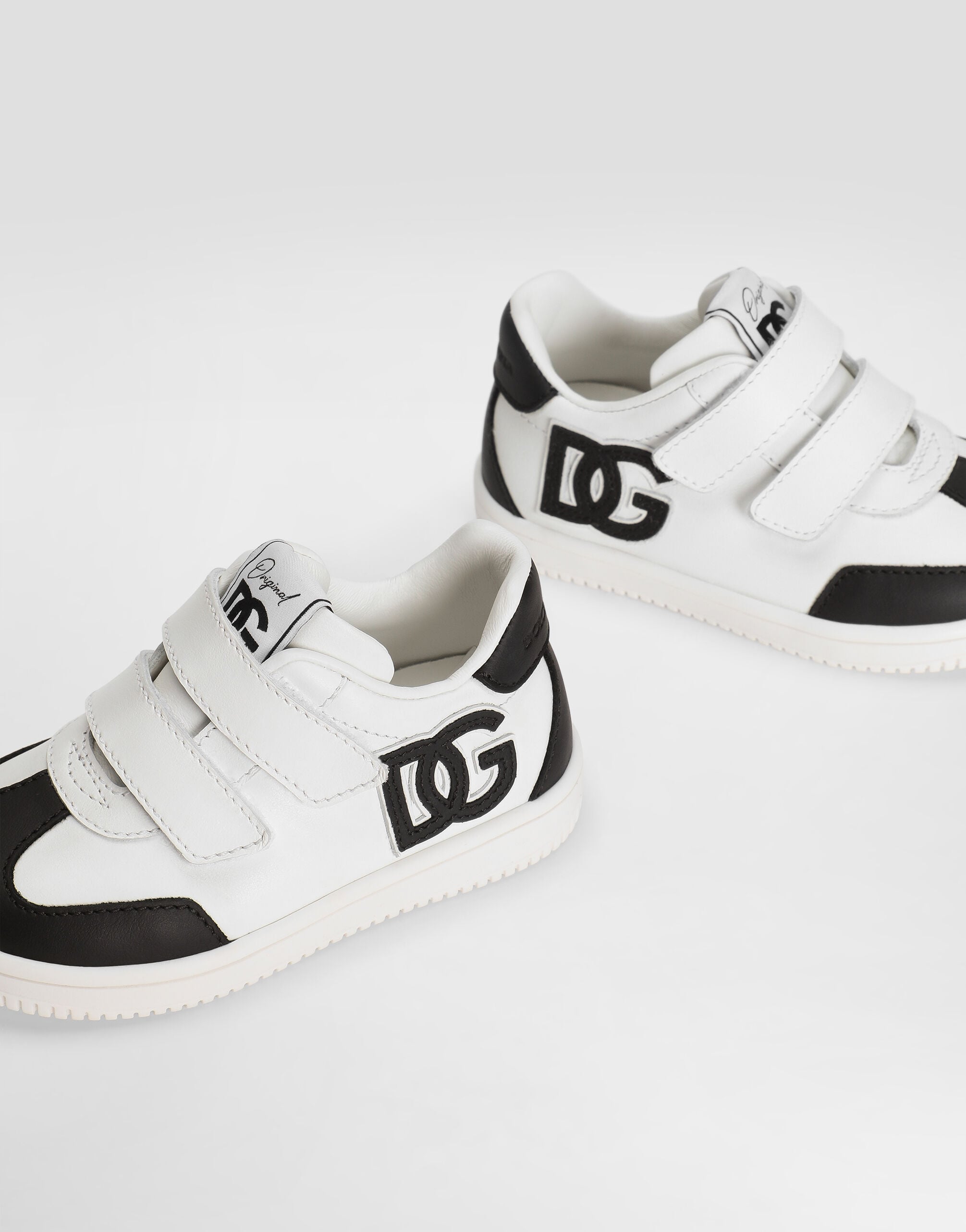 Calfskin sneakers in Multicolor for Boys | Dolce&Gabbana®