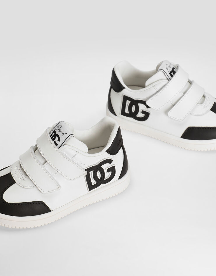 Dolce & Gabbana Sneakers basses DG Original en cuir de veau à logo DG Multicolore DN0205A1048
