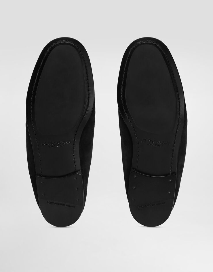 Dolce & Gabbana Calfskin slippers Black A50775A0685