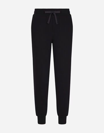 Dolce & Gabbana Cotton jogging pants with tag Blue GY6IETFI5IY