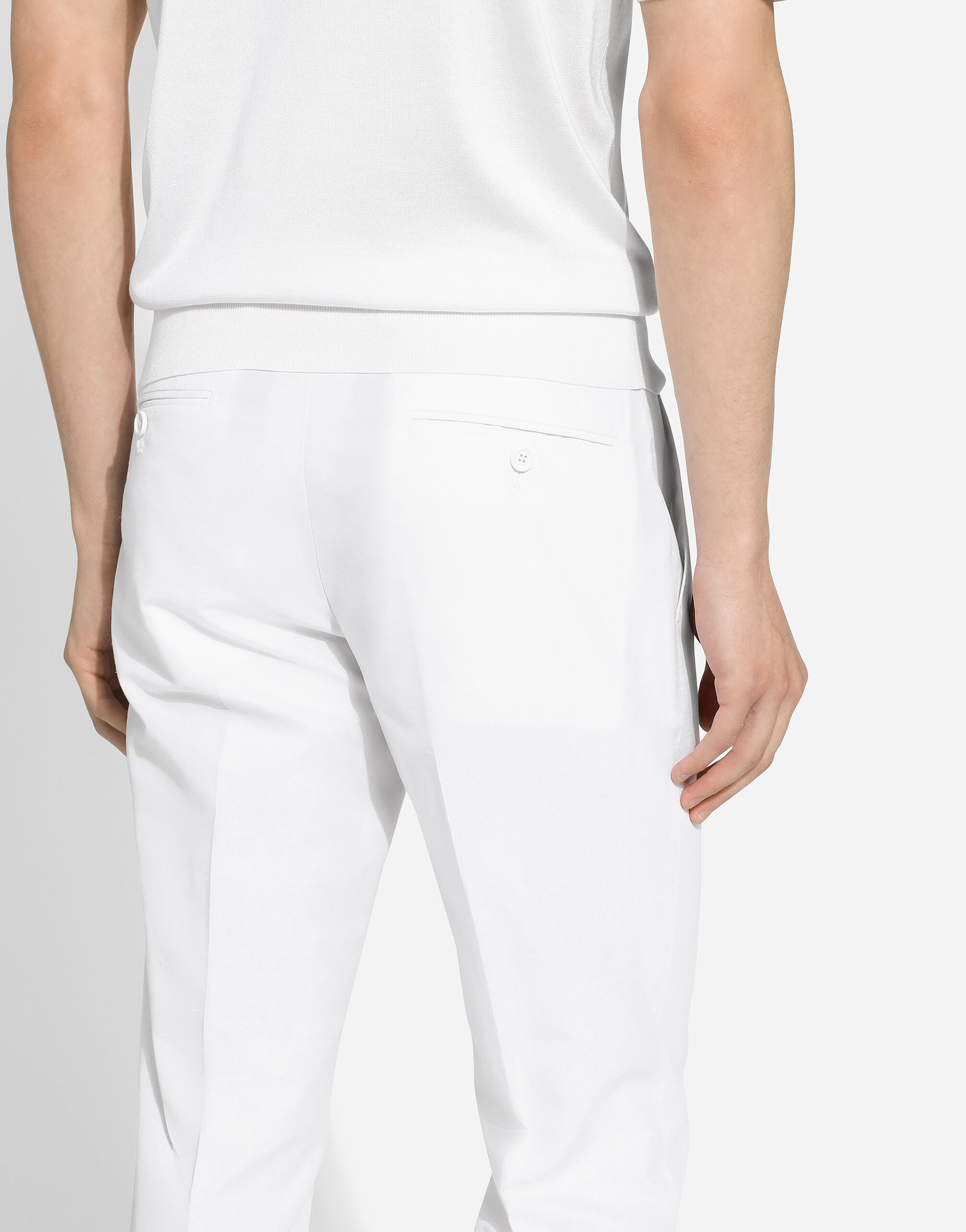 Single-breasted Taormina-fit suit in White for Men | Dolce&Gabbana® US