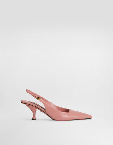 Dolce & Gabbana Lollo polished calfskin slingback Pink CG1007AP412
