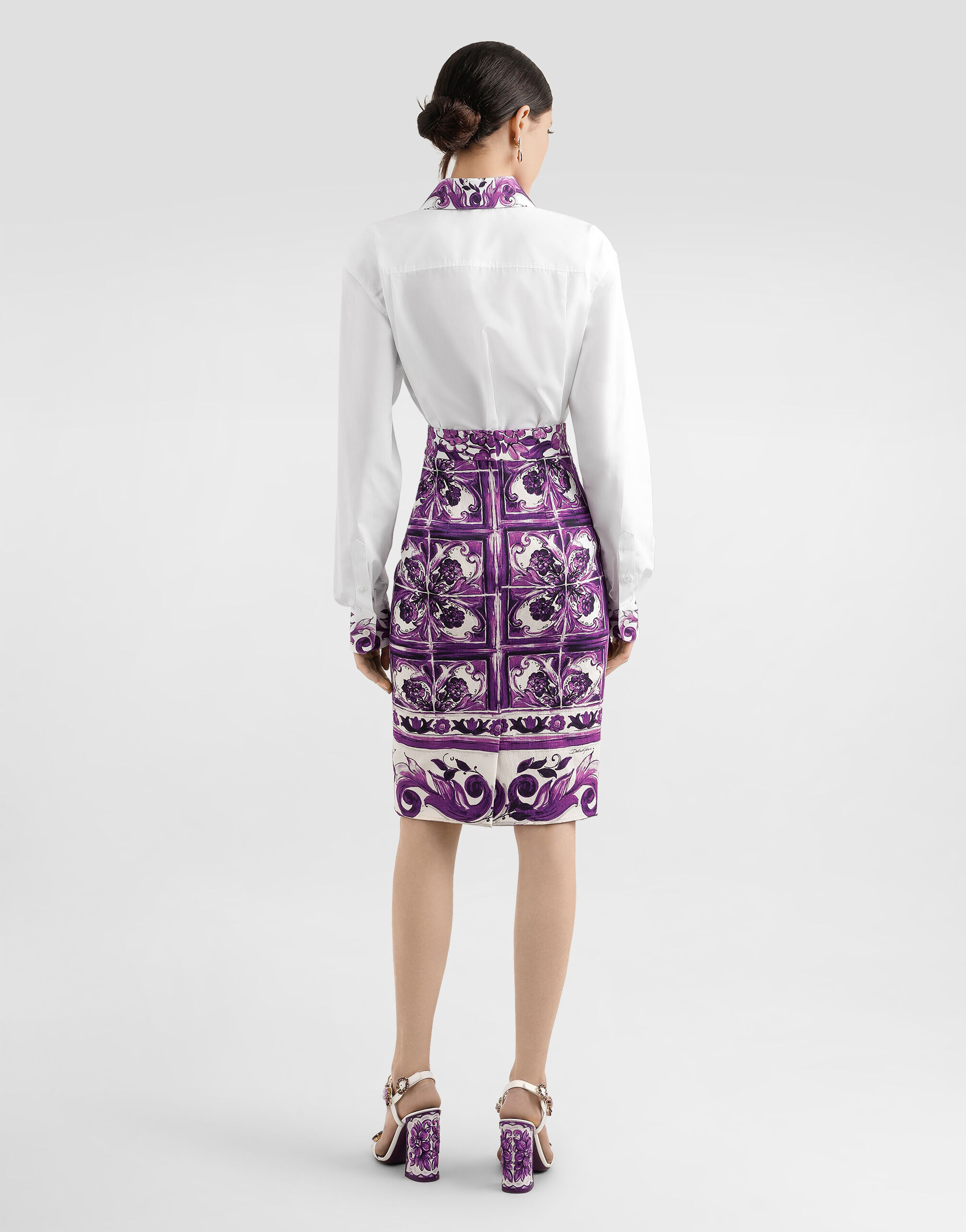 Cotton shirt in White for Women | Dolce&Gabbana® US
