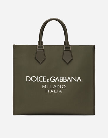 Dolce & Gabbana Bolso shopper grande de nailon Imprima BM2274AO667