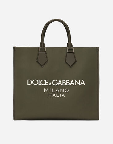 Dolce & Gabbana Bolso shopper grande de nailon Verde BM2271AG182