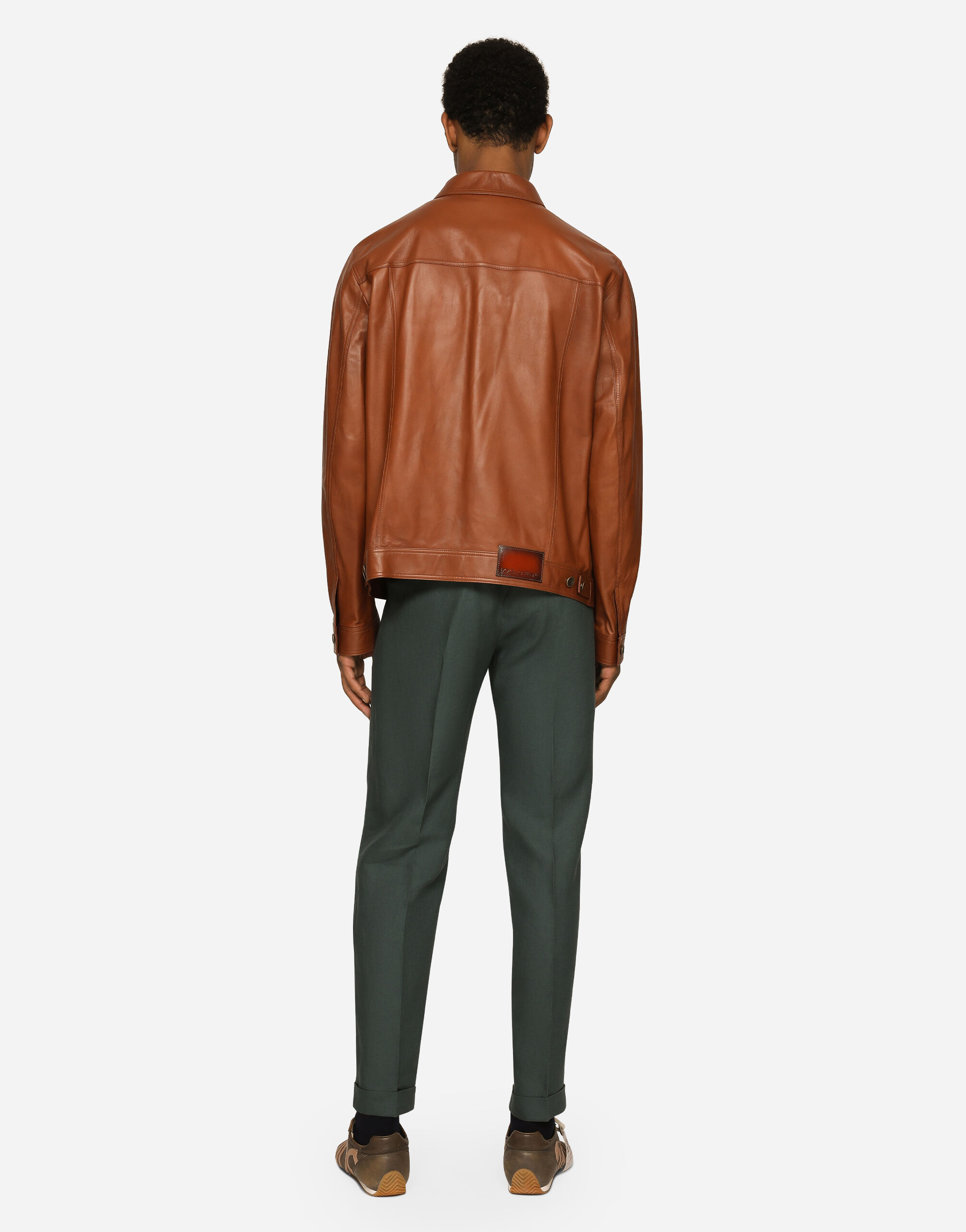 Lambskin jacket in Brown for Men | Dolce&Gabbana® US