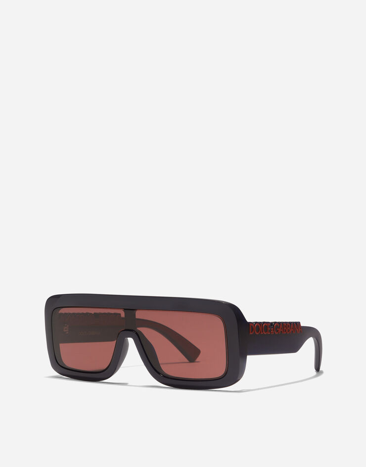 Dolce & Gabbana DG Logo Sunglasses Transparent dark blue VG601FVN975