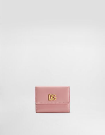 Dolce & Gabbana Calfskin wallet with DG logo Multicolor BI3338A9M75