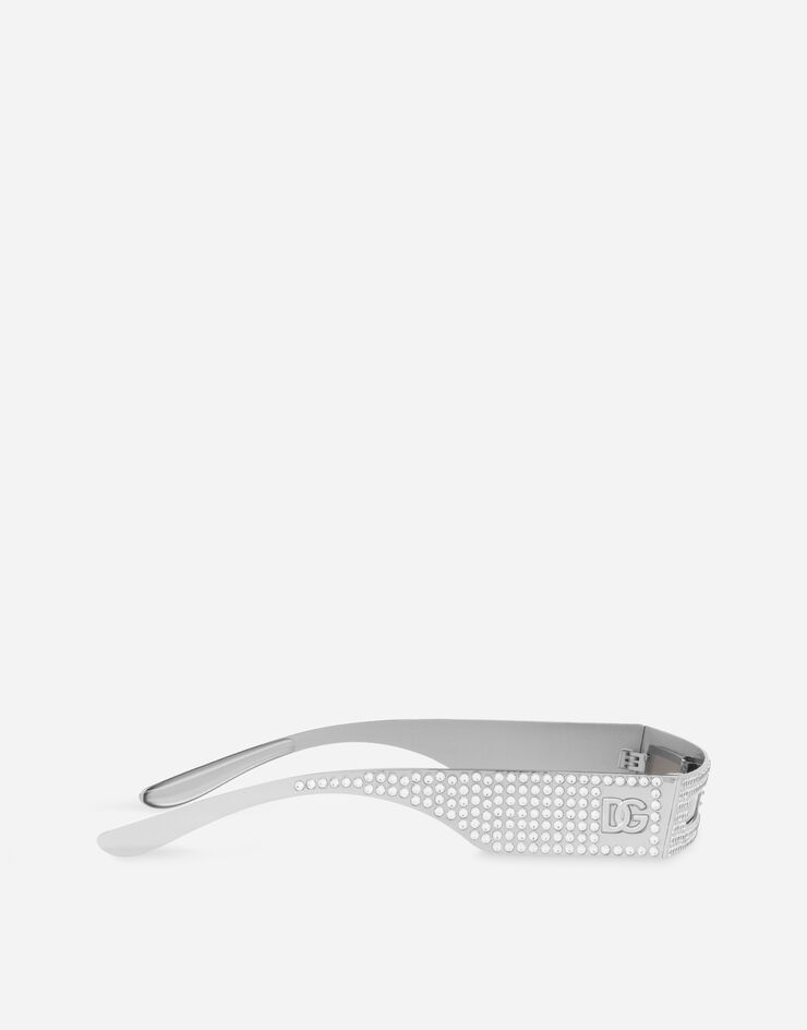 Dolce & Gabbana Солнцезащитные очки Narrow кристалл VGCROMVMMON