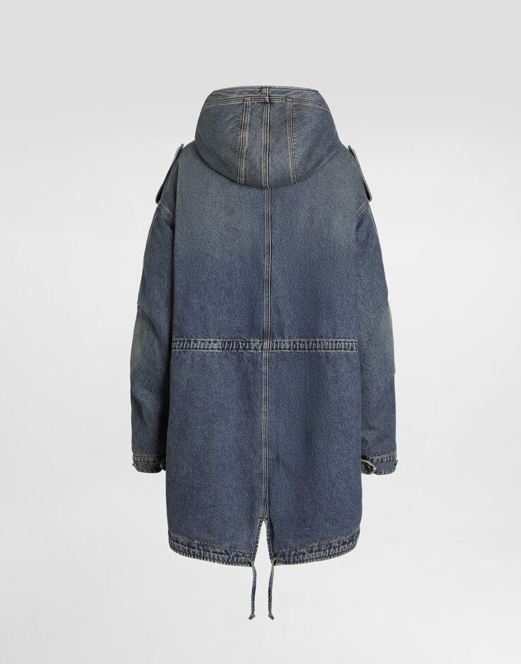 Dolce & Gabbana Padded denim jacket Multicolor G055YDG8NZ2