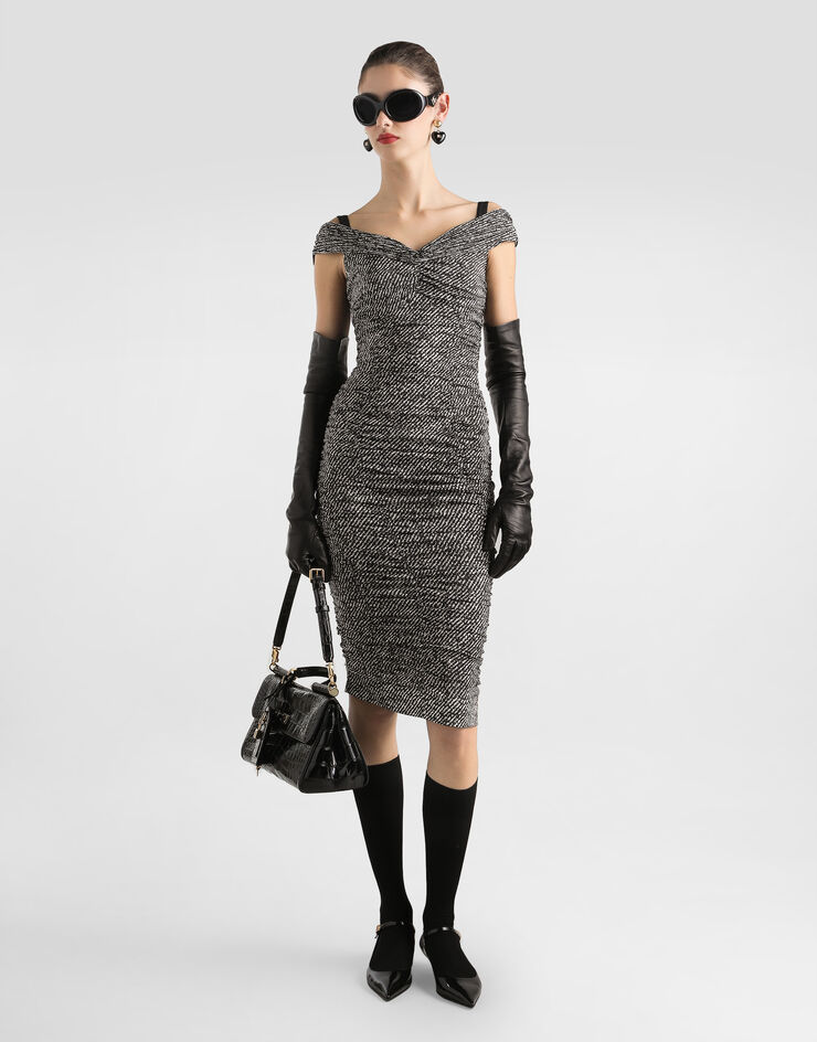 Dolce & Gabbana Silk dress Multicolor F6TWBTFSA72