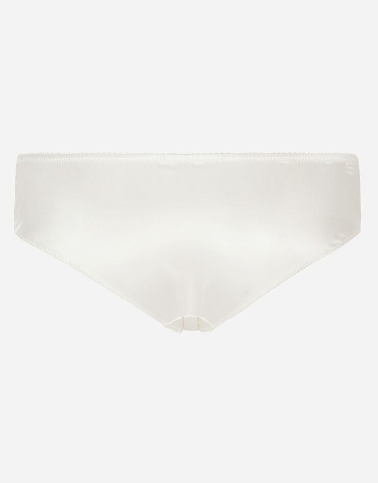 Dolce & Gabbana Satin panties White O2B23TONO13