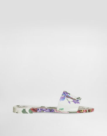 Dolce & Gabbana Rubber beachwear sliders Print CQ0632A6L97