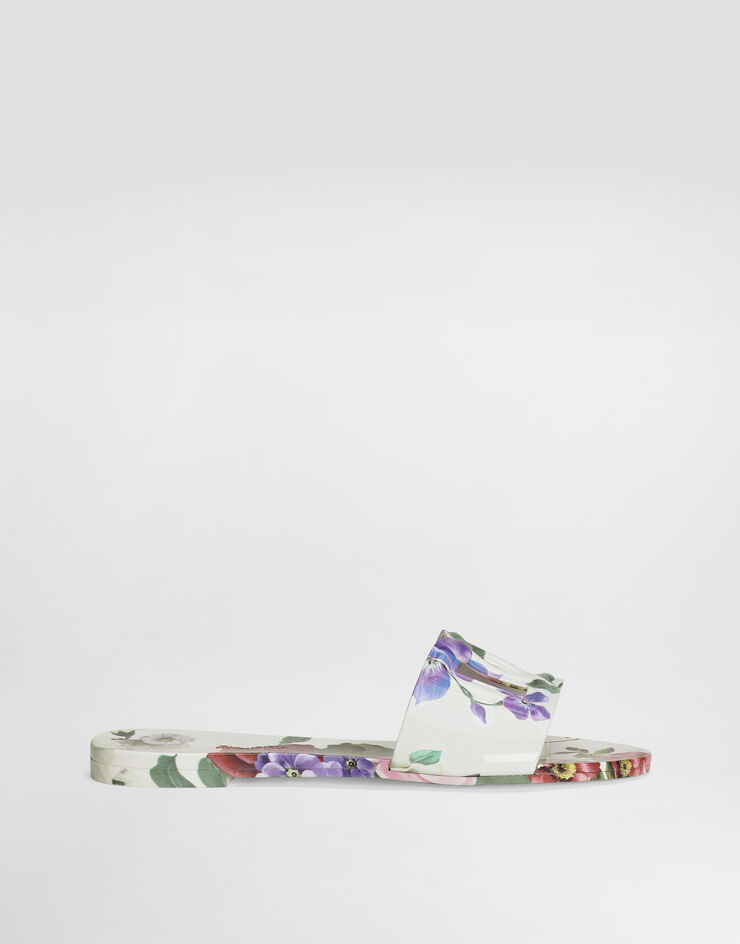 Dolce & Gabbana Slide beachwear in gomma Stampa CW2215A6L05