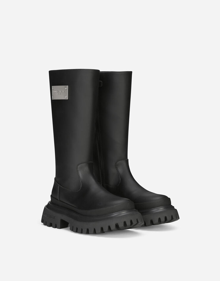 Dolce&Gabbana Calfskin boots Black D11213A3444