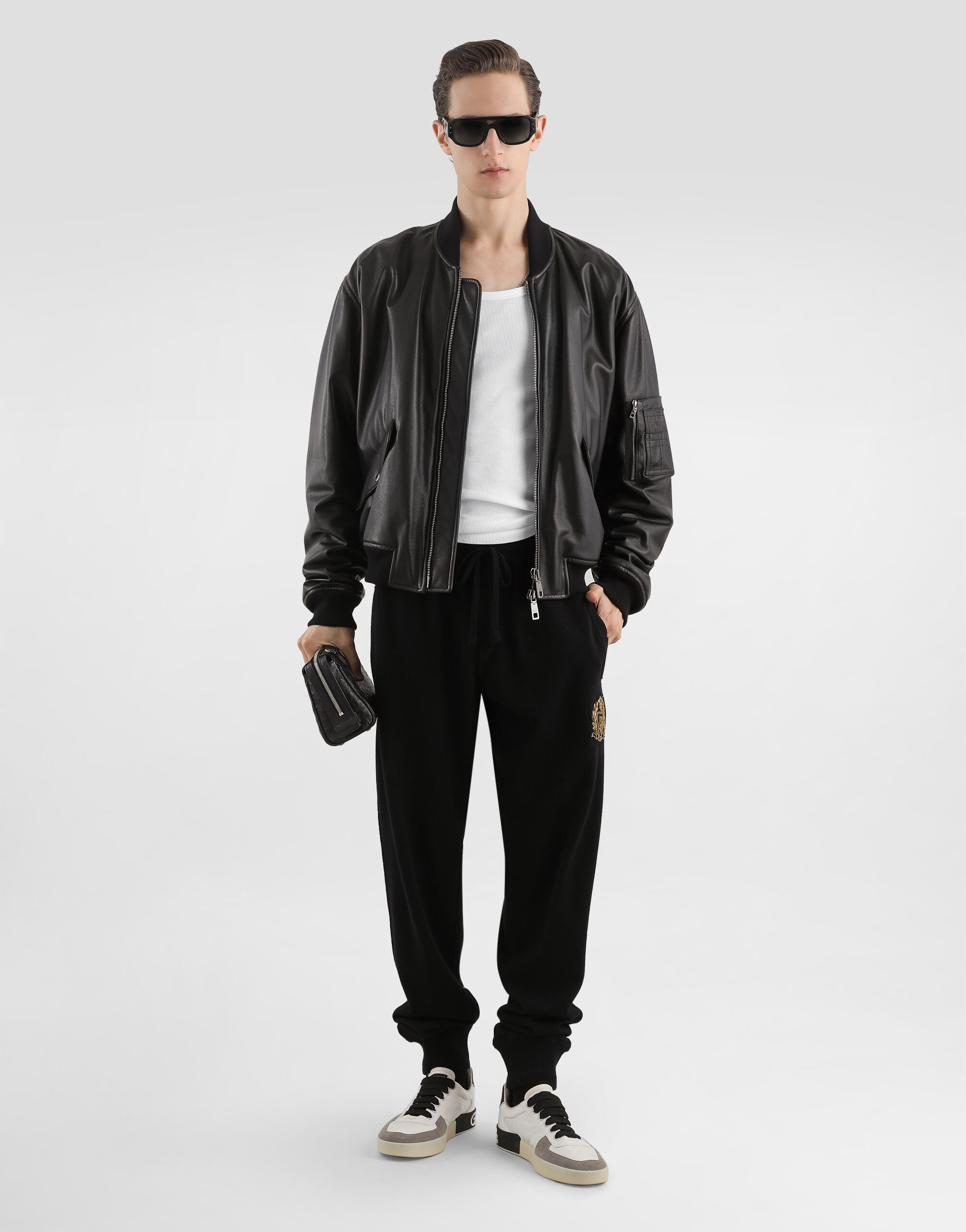 Smooth cashmere trousers - thumbnail 2