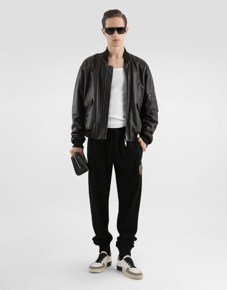 Dolce & Gabbana Smooth cashmere trousers Black GXU27ZJBWIR