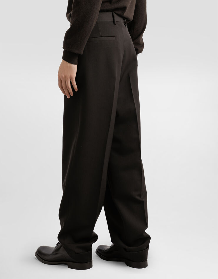 Dolce & Gabbana Wool gabardine trousers Multicolor GP16NTFU21E