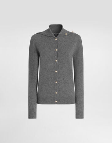Dolce & Gabbana Cashmere cardigan Grey FXVFGTJBW2C