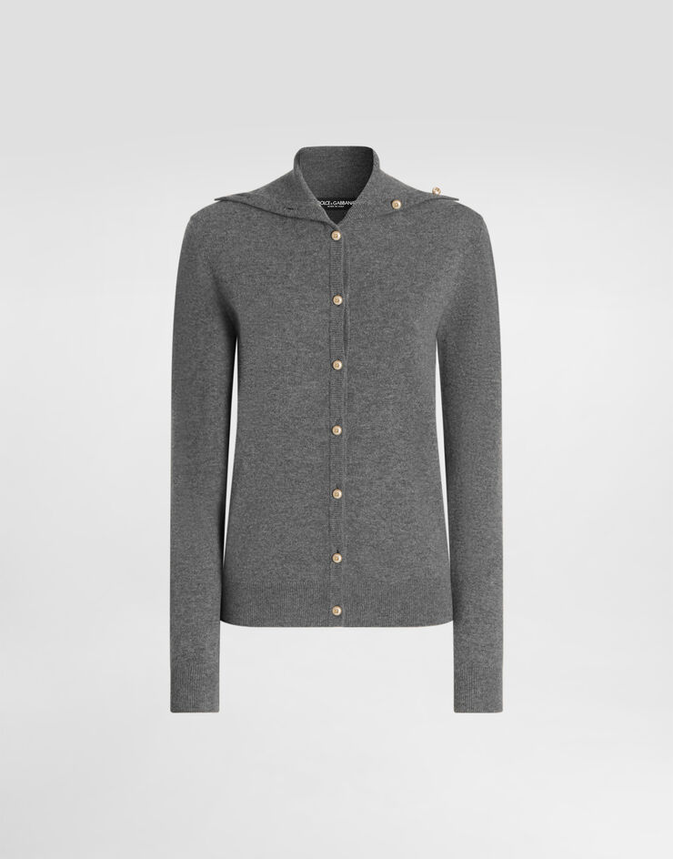 Dolce & Gabbana Cashmere cardigan Grey FXVFGTJBW2C
