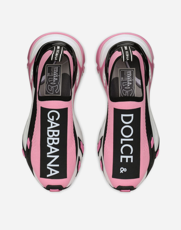Dolce & Gabbana Sneaker Fast aus Stretchjersey Mehrfarbig CK2172AH414