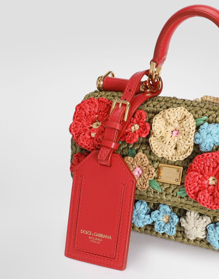 Dolce & Gabbana My sicily raffia crochet handbag Multicolor BB7864BZ350