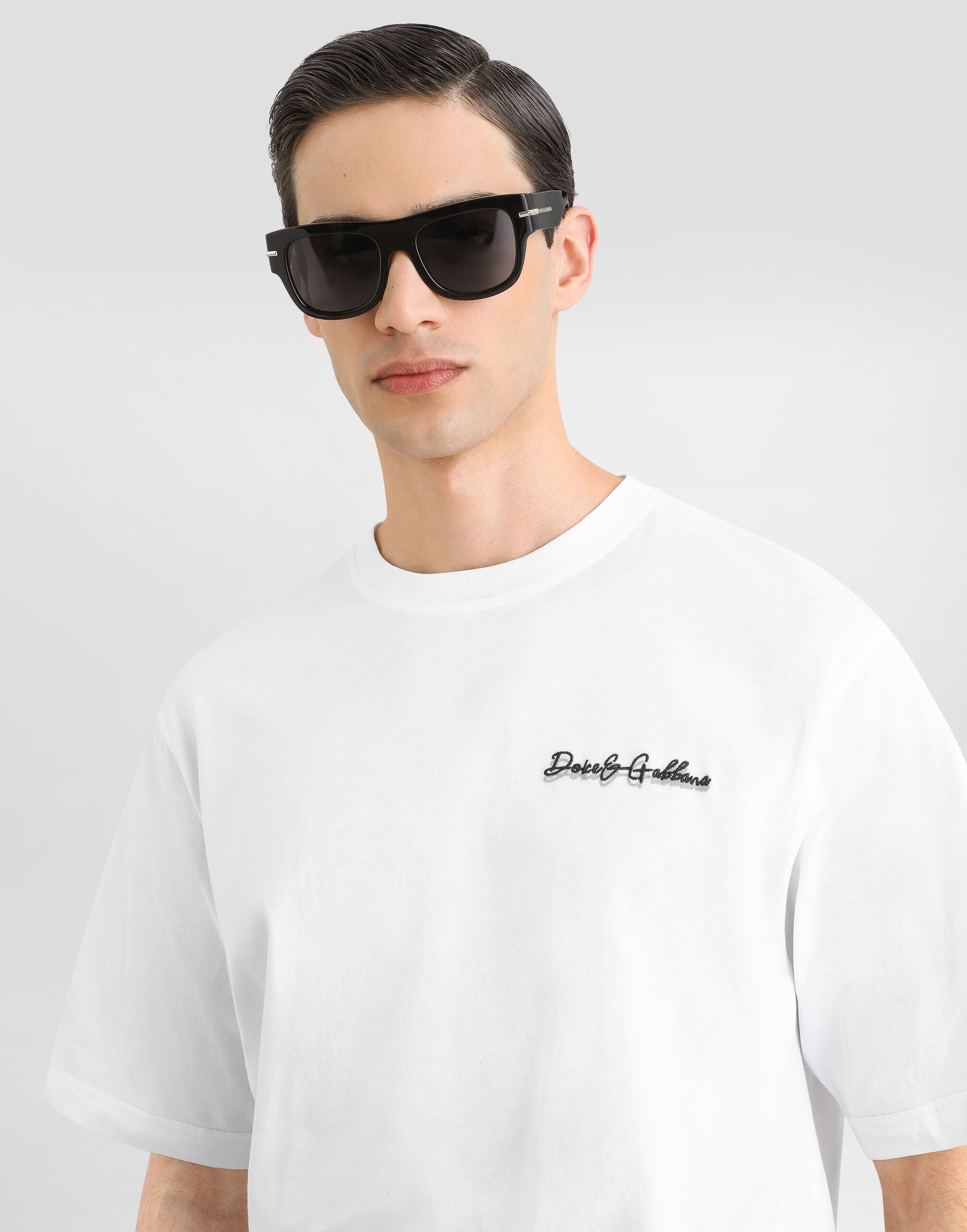 ホワイトのメンズ コットン Tシャツ | Dolce&Gabbana®