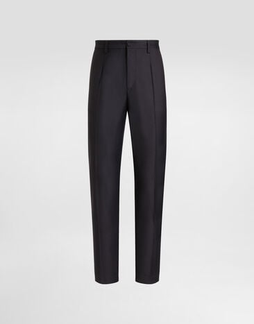 Dolce & Gabbana Wool twill trousers Blue GW13ETFU269