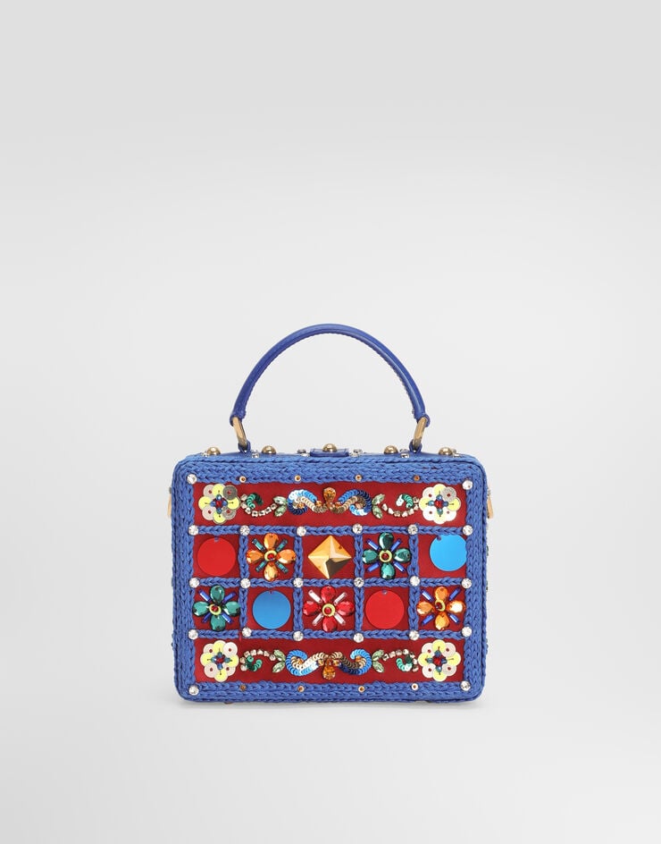 Dolce & Gabbana Dolce Box Handtasche mit Stickerei Multicolor BB5970A0415