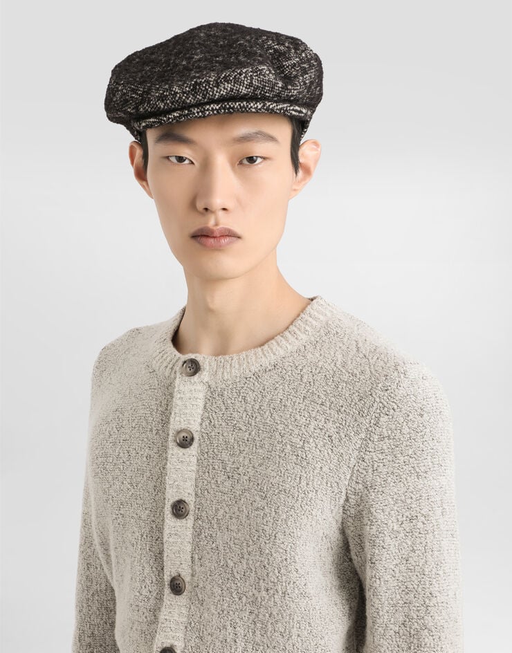 Dolce & Gabbana Wool and cashmere cardigan with buttons Grey GXS13TJCMD7