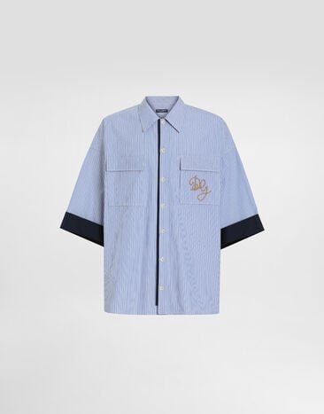 Dolce & Gabbana 스트라이프 코튼 셔츠 멀티 컬러 G5OU8ZFR54O