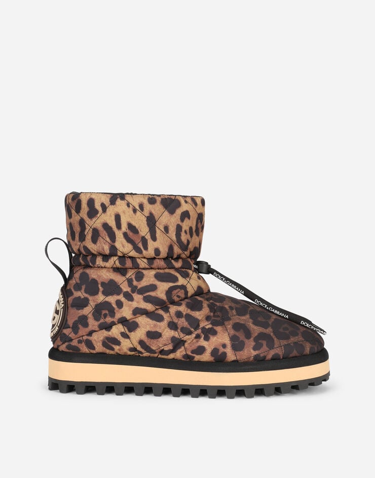 Dolce & Gabbana Leopard-print nylon ankle boots ANIMAL PRINT CS1909AO841