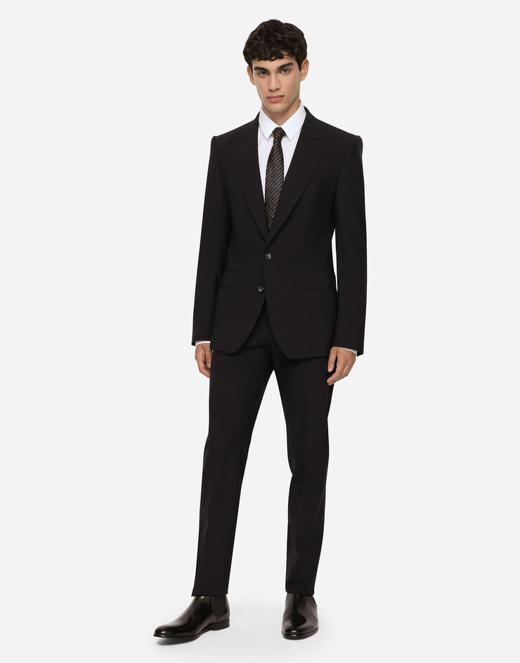 Dolce & Gabbana Stretch wool Sicilia-fit suit синий GKPQMTFUBF2