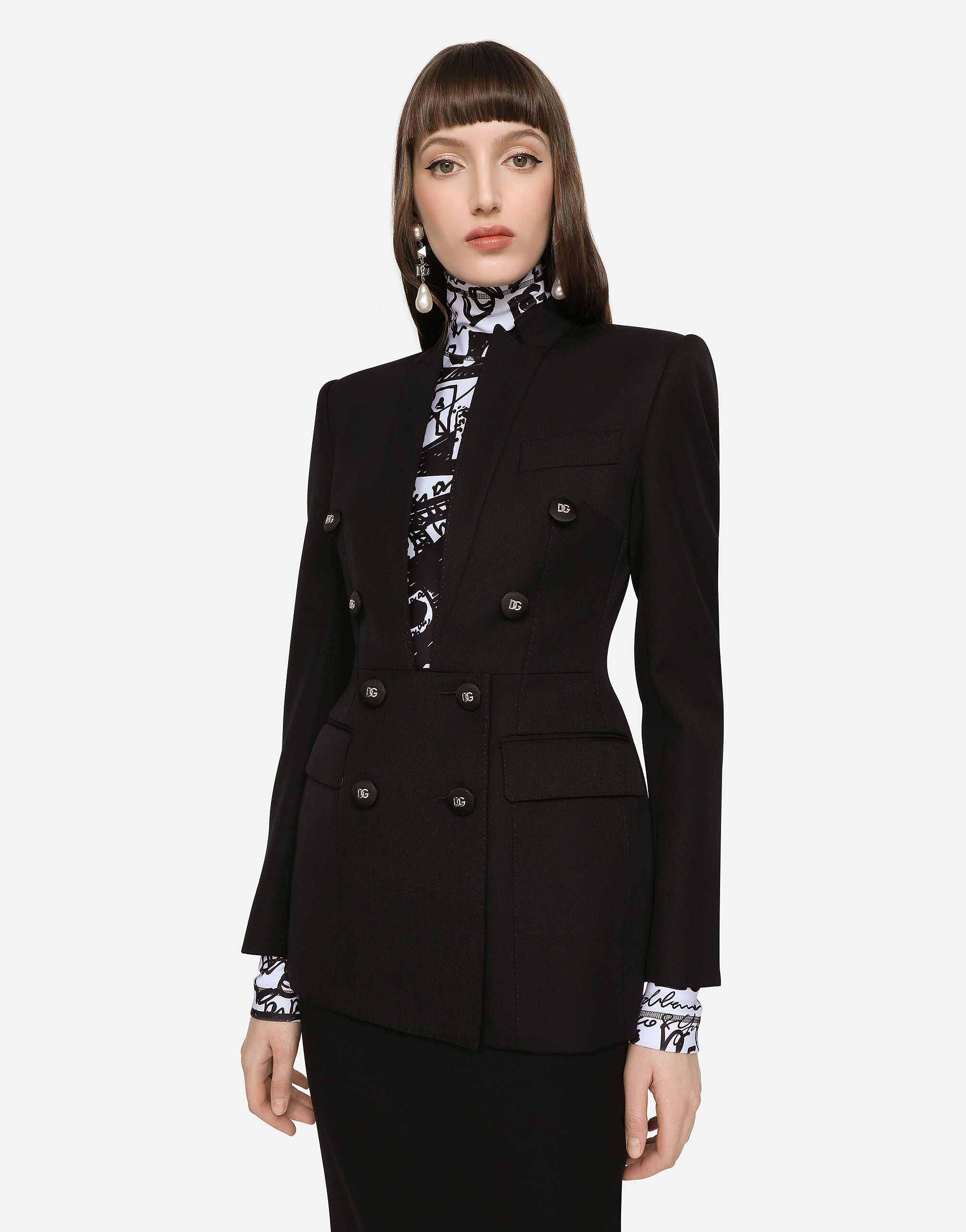 ブラックのウィメンズ GIACCA | Dolce&Gabbana®