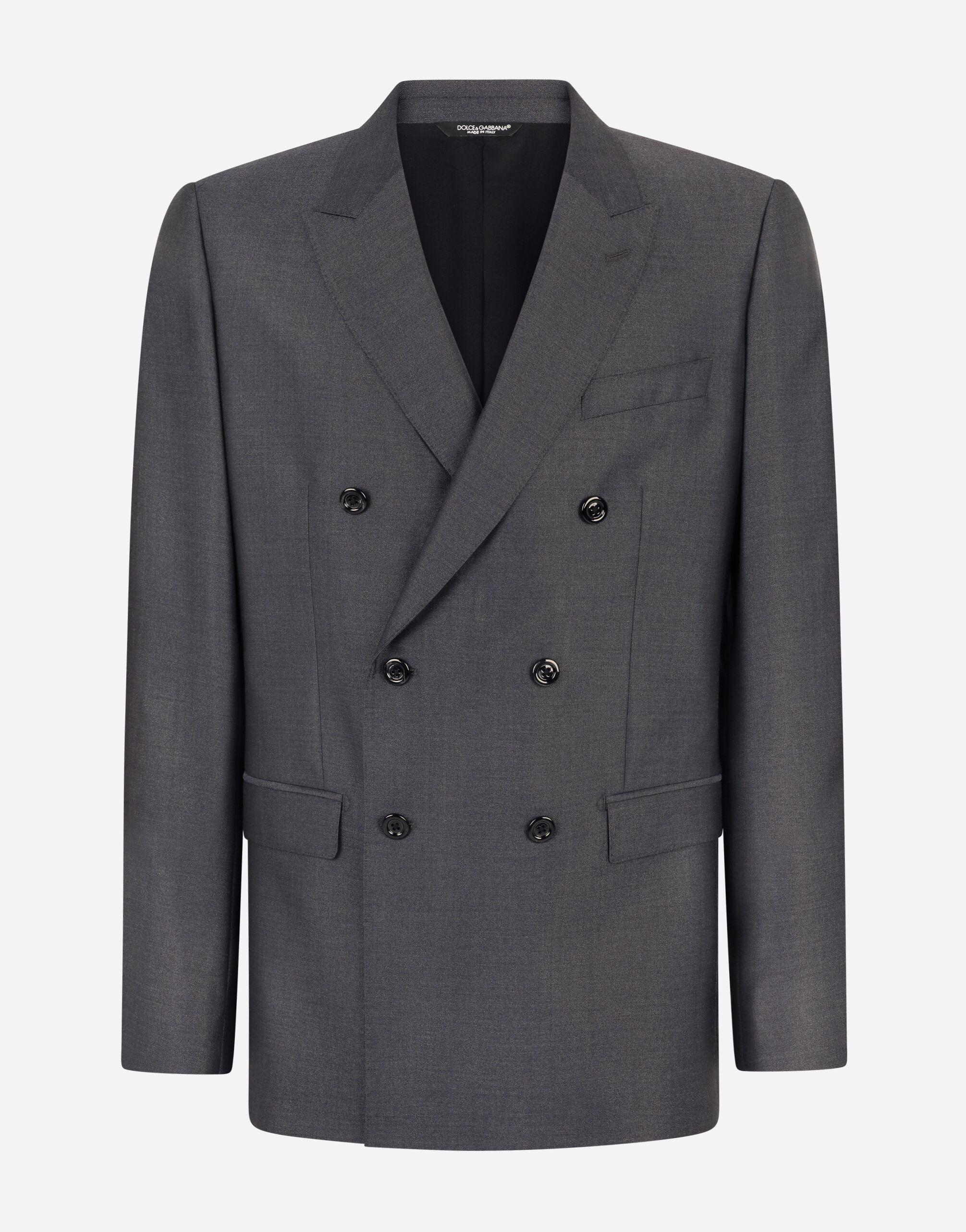 Dolce&Gabbana MARTINI シルク混 スリーピース スーツ バイオレットのメンズ Double-breasted wool and silk Martini