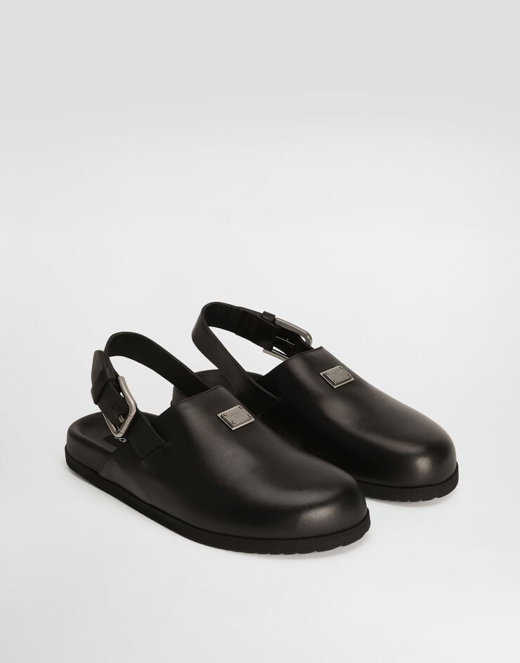 Dolce & Gabbana Calfskin mules Black A80402AQ765