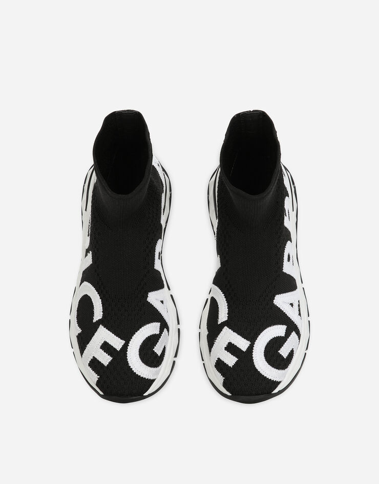 Dolce&Gabbana Sneakers Sorrento 2.0 montantes en fine maille stretch Multicolore DA5179AK338